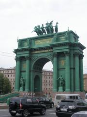 Narva Triumphal Gate in Saint Petersburg