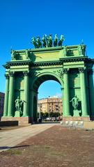 Narva Triumphal Gate in Saint Petersburg