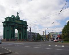 Saint Petersburg tram number 1327 at Stachek Square