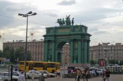 Narva Triumphal Arch in Saint Petersburg