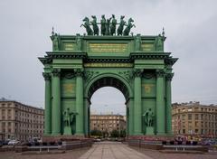 Narva Triumphal Arch in Saint Petersburg