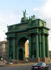 Narva Triumphal Arch in Saint Petersburg