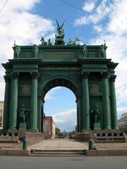 Narva Triumphal Gate during daytime