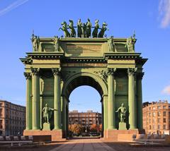 Narva Triumphal Arch in Saint Petersburg