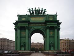 Narva Triumphal Arch in Saint Petersburg