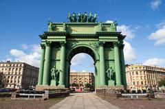 Narva Triumphal Gate in Saint Petersburg