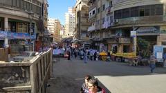 Panoramic view of Alexandria with coastal buildings and the Mediterranean Sea