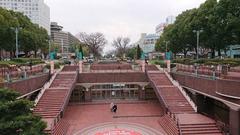 Hisaya Odori Park in Nagoya, Japan