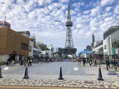 Media Plaza of Hisaya-odori Park and Nagoya TV Tower