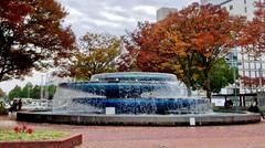 Fountain of Hope in autumn at Hisaya Odori Park, Nagoya