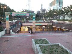 Entrance of Central Park underground mall in Hisaya Odori Park