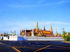 พระบรมมหาราชวังและวัดพระศรีรัตนศาสดาราม (The Grand Palace and Wat Phra Kaew) in Bangkok, Thailand