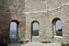 Ruine Mödling castle ruins with scenic surroundings