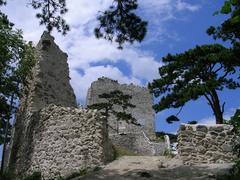 Ruins of Burg Mödling in Mödling, Austria