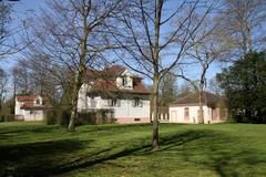 Favorite Palace in Rastatt with surrounding buildings