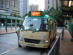 Green minibus route 88F at Tsing Yi MTR minibus terminus