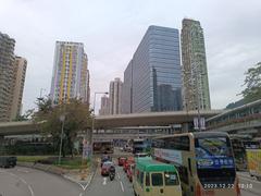 Tsuen Wan District view from bus in December 2023