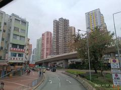 Scenic Tsuen Wan District view from KMBus 290X