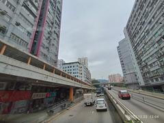 A panoramic view of Kwai Tsing District and Tsuen Wan in December 2023