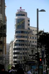 Gran Vía at Callao Square with the iconic Edificio Carrión building