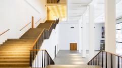 Museum für Angewandte Kunst Köln interior stairway view