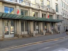 Façade of Oesterreichische Postsparkasse building, designed by Otto Wagner