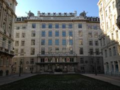 Oesterreichische Postsparkasse building designed by Otto Wagner