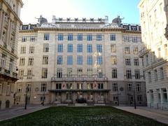 Oesterreichische Postsparkasse building designed by Otto Wagner