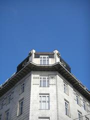 Detail of the Österreichische Postsparkasse building in Vienna, designed by Otto Wagner