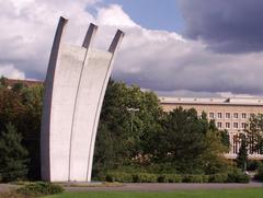 Berlin Tempelhof Airport with Berlin Airlift Memorial 2008