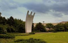 Luftbrücke Memorial at Tempelhof Airport, Berlin, June 2013