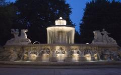 Wittelsbacher brunne fountain in Munich, Germany