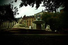 Wittelsbacher Fountain in Munich, Germany