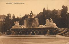 Wittelsbachbrunnen in München, Bayern