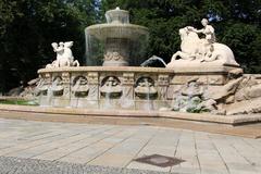 Altstadt Wittelsbach Fountain at Lenbachplatz in Munich