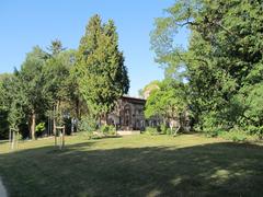 die alte Orangerie im Grüneburgpark in Frankfurt am Main