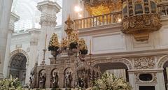 Corpus Christi procession in Granada with the 16th-20th century custody