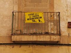 Banner against tourism in Palma de Mallorca