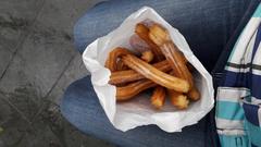 large serving of churros in Palma