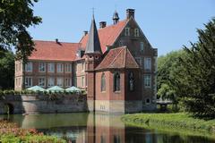 Burg Hülshoff in Havixbeck, Münsterland, North Rhine-Westphalia