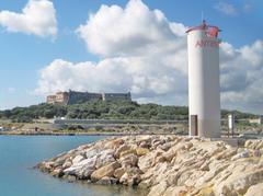 Fort Carré and Port Vauban in Antibes