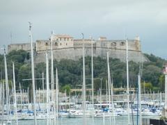 Fort Carré in Antibes with surrounding port