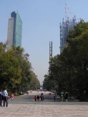 View from the Altar de la Patria at Chapultepec Forest