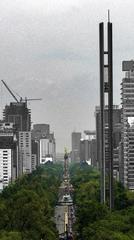 A daytime view of Paseo de la Reforma in Mexico City