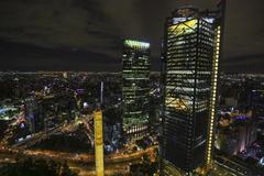 aerial view of Mexico City