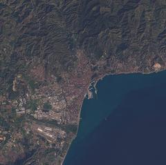 Strait of Gibraltar and Mediterranean Sea from Landsat 8