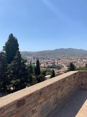 view of Malaga from the walls of Gibralfaro Castle