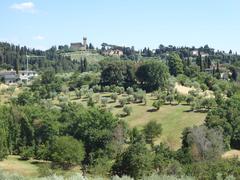 Giardino di Boboli garden in Florence, Italy on a sunny day