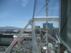 High Roller observation wheel in Las Vegas at night