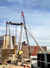 High Roller Observation Wheel under construction in Las Vegas, March 2013